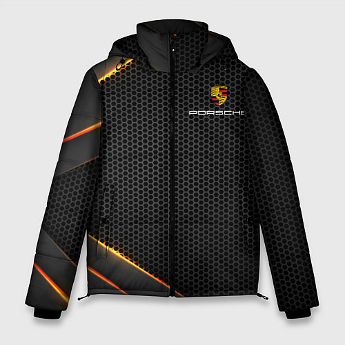Мужская зимняя куртка PORSCHE / 3D-Черный – фото 1