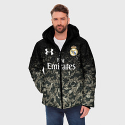 Куртка зимняя мужская Real Madrid, цвет: 3D-красный — фото 2