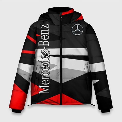 Мужская зимняя куртка Mercedes-Benz / 3D-Черный – фото 1