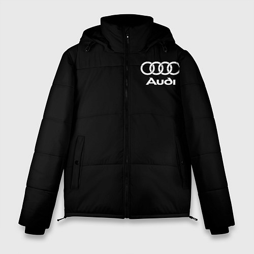 Мужская зимняя куртка Audi / 3D-Черный – фото 1