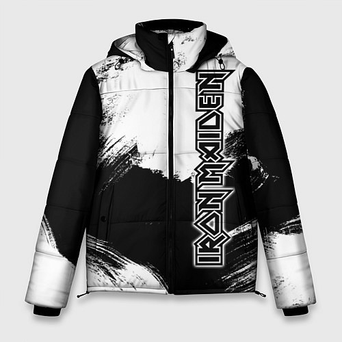 Мужская зимняя куртка Iron Maiden / 3D-Светло-серый – фото 1
