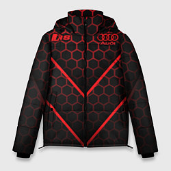 Куртка зимняя мужская Audi RS, цвет: 3D-красный