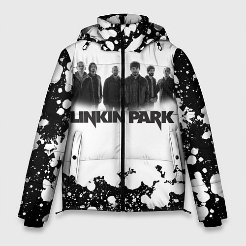 Мужская зимняя куртка LINKIN PARKспина / 3D-Красный – фото 1