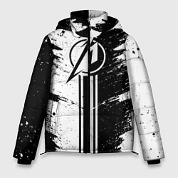 Куртка зимняя мужская MetallicaСпина, цвет: 3D-светло-серый
