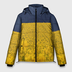 Куртка зимняя мужская Рапсовое поле, цвет: 3D-черный