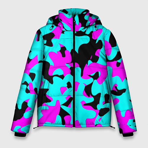 Мужская зимняя куртка Modern Camouflage / 3D-Черный – фото 1