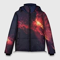Куртка зимняя мужская Космос, цвет: 3D-черный