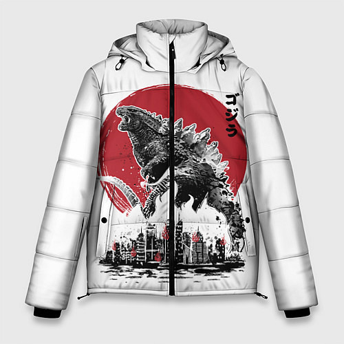 Мужская зимняя куртка GODZILLA / 3D-Черный – фото 1