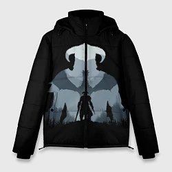 Куртка зимняя мужская THE ELDER SCROLLS, цвет: 3D-светло-серый