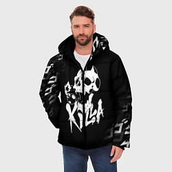 Куртка зимняя мужская KILLER QUEEN, цвет: 3D-черный — фото 2
