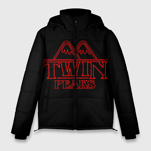 Мужская зимняя куртка Twin Peaks / 3D-Черный – фото 1