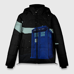 Куртка зимняя мужская ТАРДИС, цвет: 3D-черный