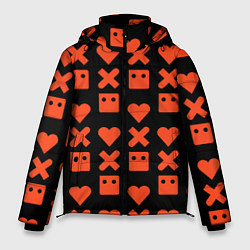 Куртка зимняя мужская LOVE DEATH ROBOTS LDR, цвет: 3D-черный