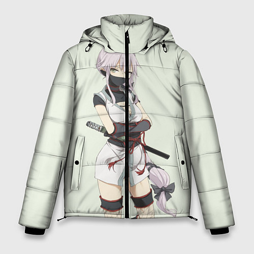 Мужская зимняя куртка SamuraiGirl / 3D-Черный – фото 1