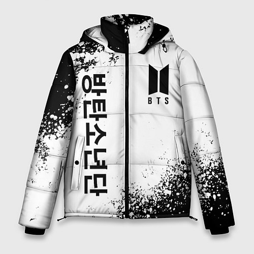 Мужская зимняя куртка BTS / 3D-Черный – фото 1