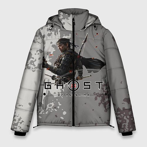 Мужская зимняя куртка Ghost of Tsushima / 3D-Черный – фото 1