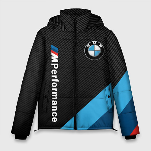Мужская зимняя куртка BMW M PERFORMANCE / 3D-Светло-серый – фото 1