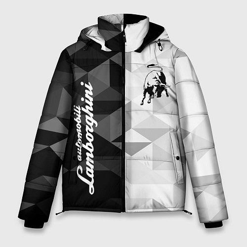 Мужская зимняя куртка Lamborghini / 3D-Светло-серый – фото 1
