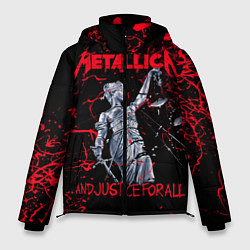 Куртка зимняя мужская Metallica, цвет: 3D-красный