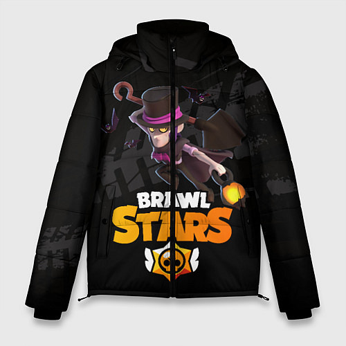 Мужская зимняя куртка Brawl stars Mortis Мортис / 3D-Черный – фото 1