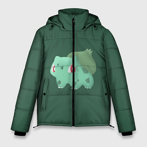 Мужская зимняя куртка Pokemon Bulbasaur / 3D-Черный – фото 1