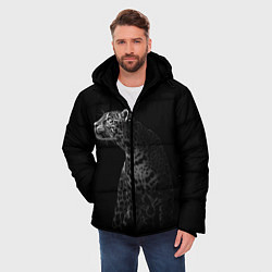 Куртка зимняя мужская Леопард, цвет: 3D-черный — фото 2