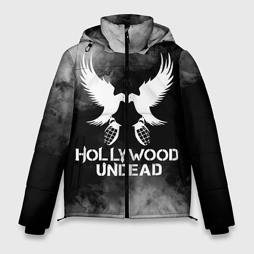 Мужская зимняя куртка Hollywood Undead / 3D-Красный – фото 1