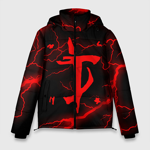 Мужская зимняя куртка DOOM ETERNAL / 3D-Красный – фото 1