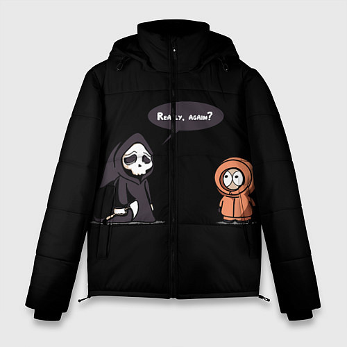 Мужская зимняя куртка South Park / 3D-Черный – фото 1