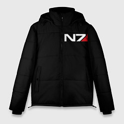 Куртка зимняя мужская MASS EFFECT N7, цвет: 3D-черный
