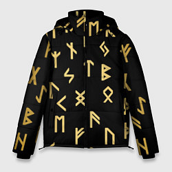 Куртка зимняя мужская РУНЫ, цвет: 3D-черный