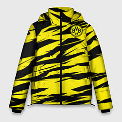 Куртка зимняя мужская FC Borussia, цвет: 3D-черный