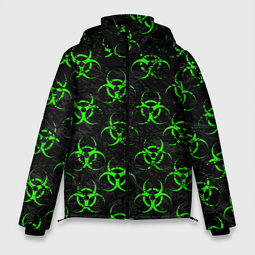 Мужская зимняя куртка GREEN BIOHAZARD / 3D-Черный – фото 1