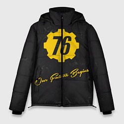 Куртка зимняя мужская FALLOUT76, цвет: 3D-черный
