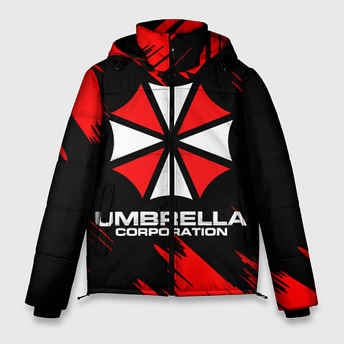 Мужская зимняя куртка Umbrella Corporation / 3D-Черный – фото 1