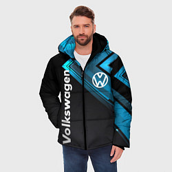 Куртка зимняя мужская Volkswagen, цвет: 3D-светло-серый — фото 2