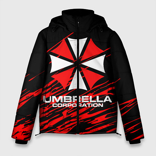 Мужская зимняя куртка Umbrella Corporation / 3D-Черный – фото 1