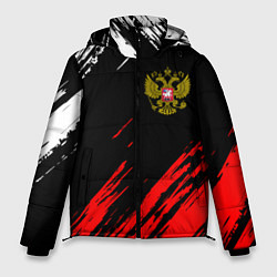 Куртка зимняя мужская РОССИЯ, цвет: 3D-красный