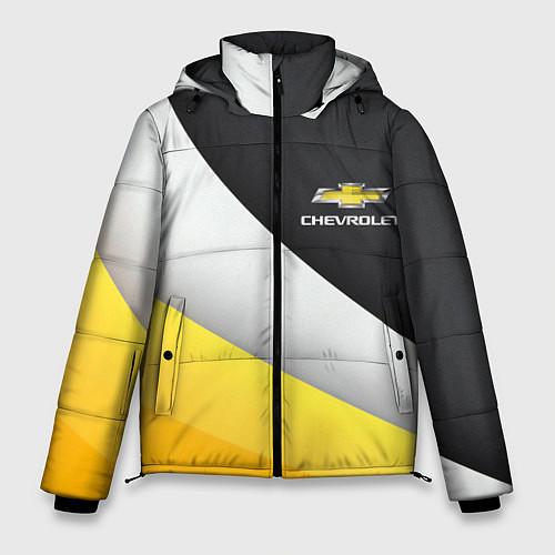 Мужская зимняя куртка CHEVROLET / 3D-Черный – фото 1