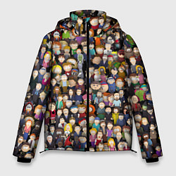 Куртка зимняя мужская Персонажи South Park, цвет: 3D-черный