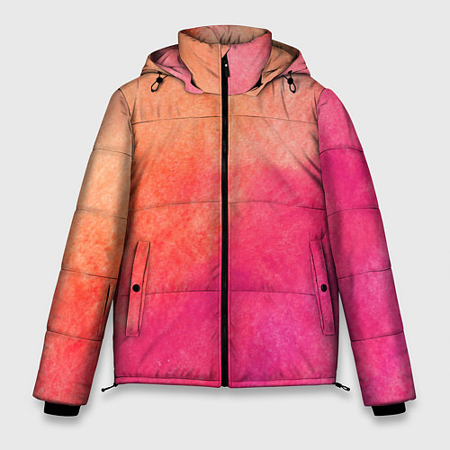 Мужская зимняя куртка Краски / 3D-Черный – фото 1