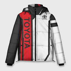 Куртка зимняя мужская Toyota Driver team, цвет: 3D-черный