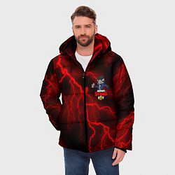 Куртка зимняя мужская Brawl Stars CROW, цвет: 3D-светло-серый — фото 2