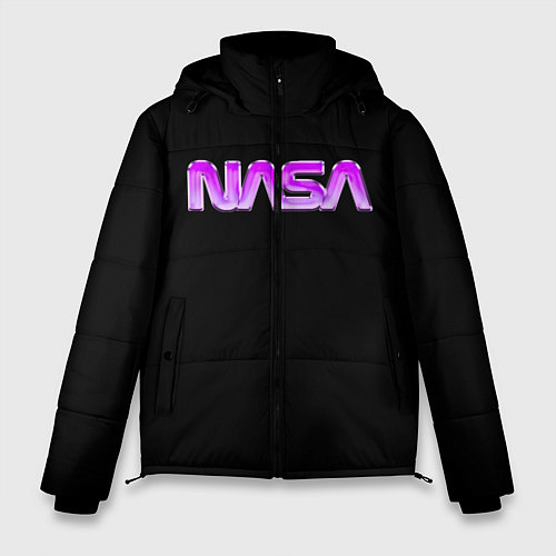 Мужская зимняя куртка NASA / 3D-Черный – фото 1
