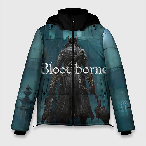 Мужская зимняя куртка Bloodborne / 3D-Черный – фото 1
