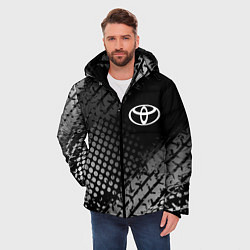 Куртка зимняя мужская Toyota, цвет: 3D-черный — фото 2