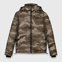 Куртка зимняя мужская КАМУФЛЯЖ, цвет: 3D-черный