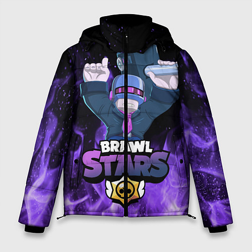 Мужская зимняя куртка Brawl Stars DJ Frank / 3D-Черный – фото 1