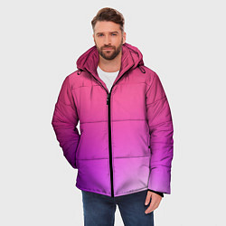 Куртка зимняя мужская Нежный цвет, цвет: 3D-черный — фото 2
