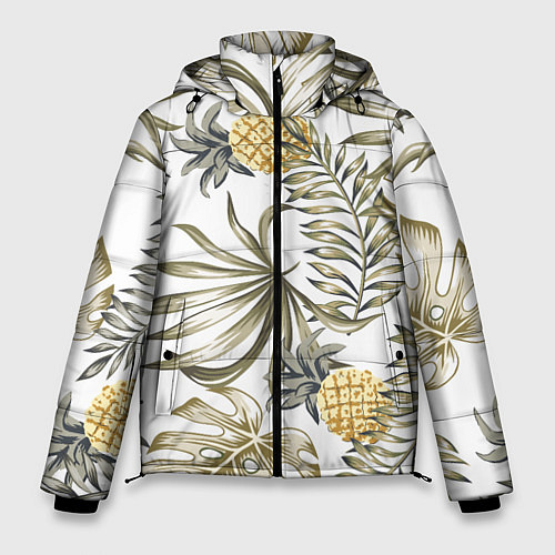 Мужская зимняя куртка Тропики хаки / 3D-Черный – фото 1